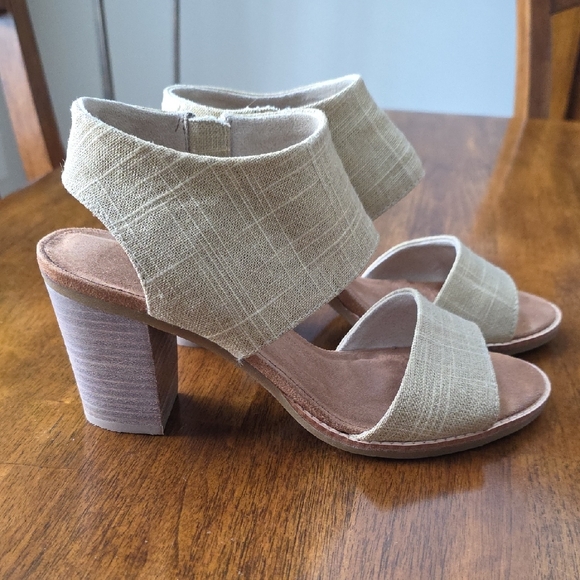 Toms Shoes - Tom's Majorca Champagne Gold Women's Heeled Sandals